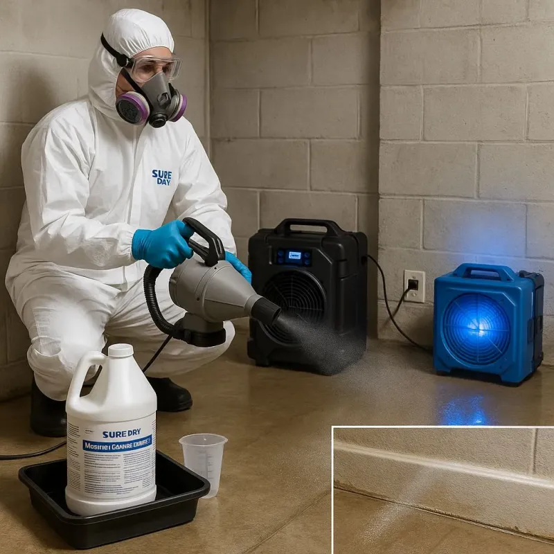 Sanitization and Odor Removal process in Westlake Village, CA